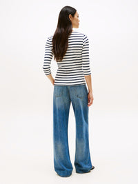 An image of the Tommy Hilfiger Slim Cody Boat-Nk 3/4 Sleeve