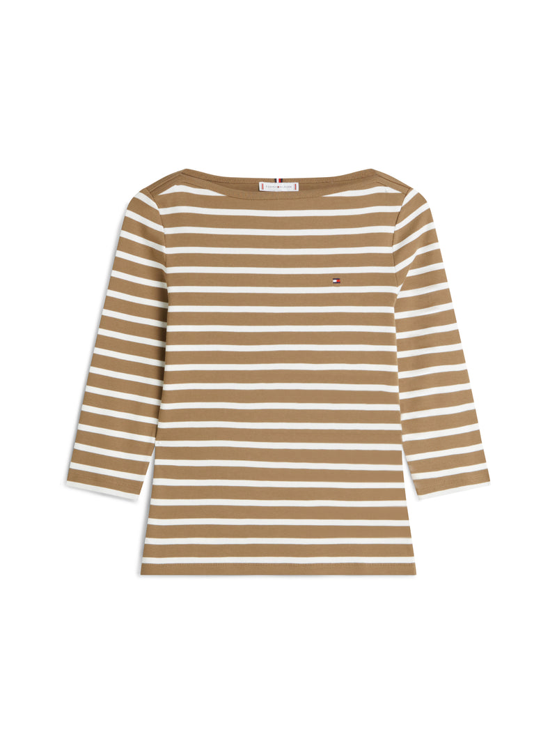 An image of the Tommy Hilfiger Slim Cody Boat-Nk 3/4 Sleeve