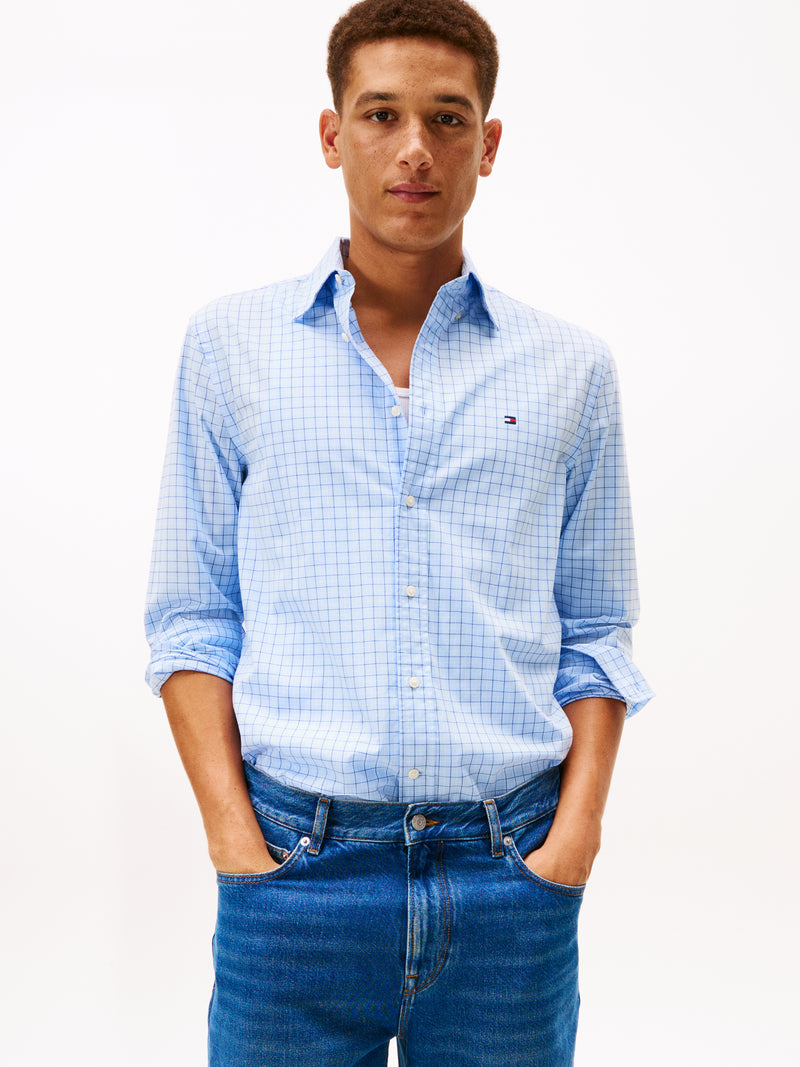 An image of the Tommy Hilfiger Core Tattersall Poplin RF Shirt