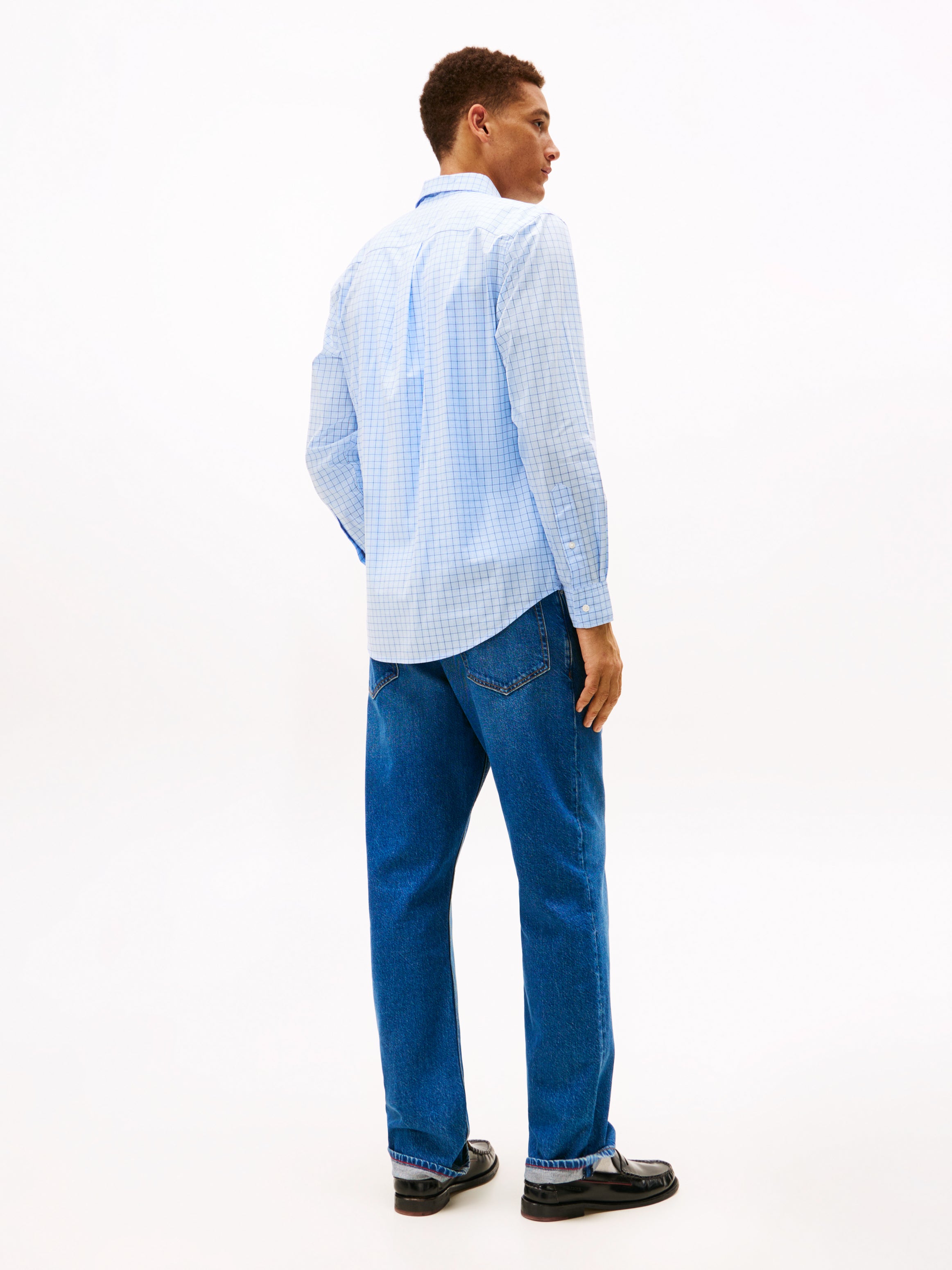 An image of the Tommy Hilfiger Core Tattersall Poplin RF Shirt