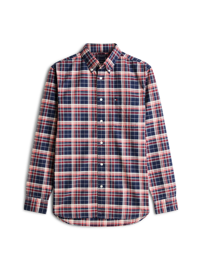 An image of the Tommy Hilfiger Oxford Heritage Plaid RF Shirt