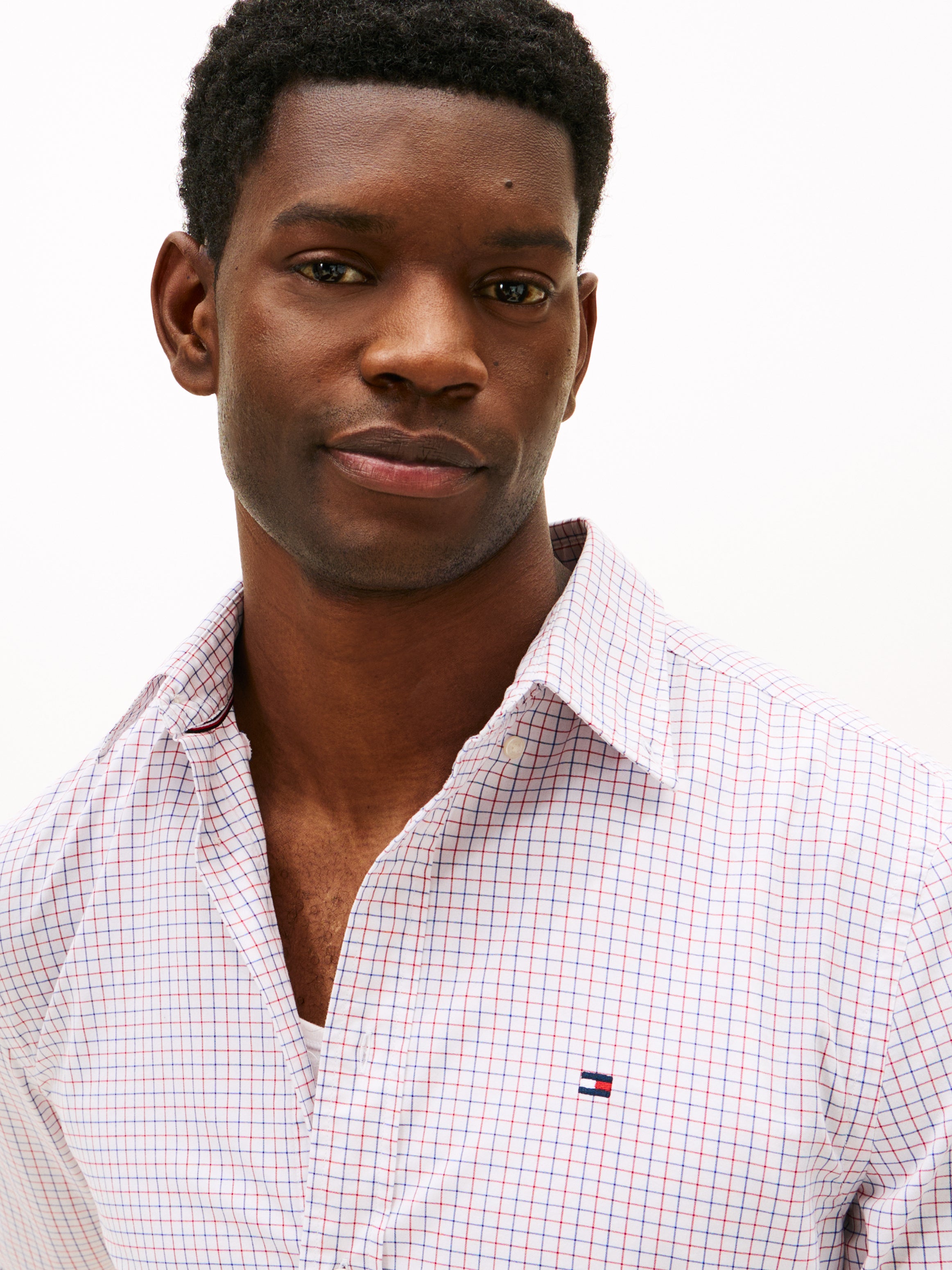 An image of the Tommy Hilfiger Core Tattersall Poplin RF Shirt