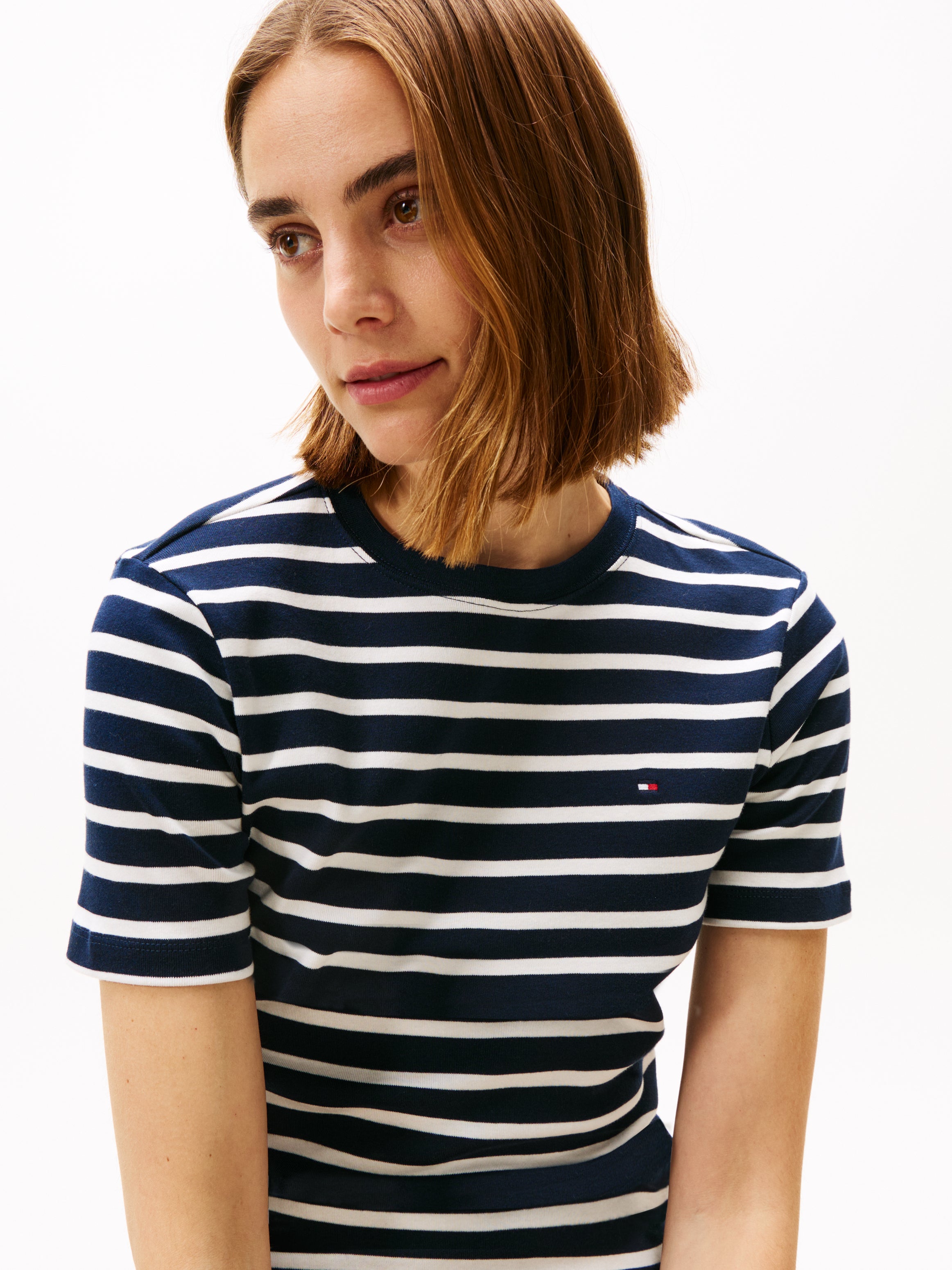 An image of the Tommy Hilfiger Slim Cody C-Nk SS