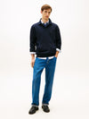 An image of the Tommy Hilfiger Essential Terry Polo Snap Sweat