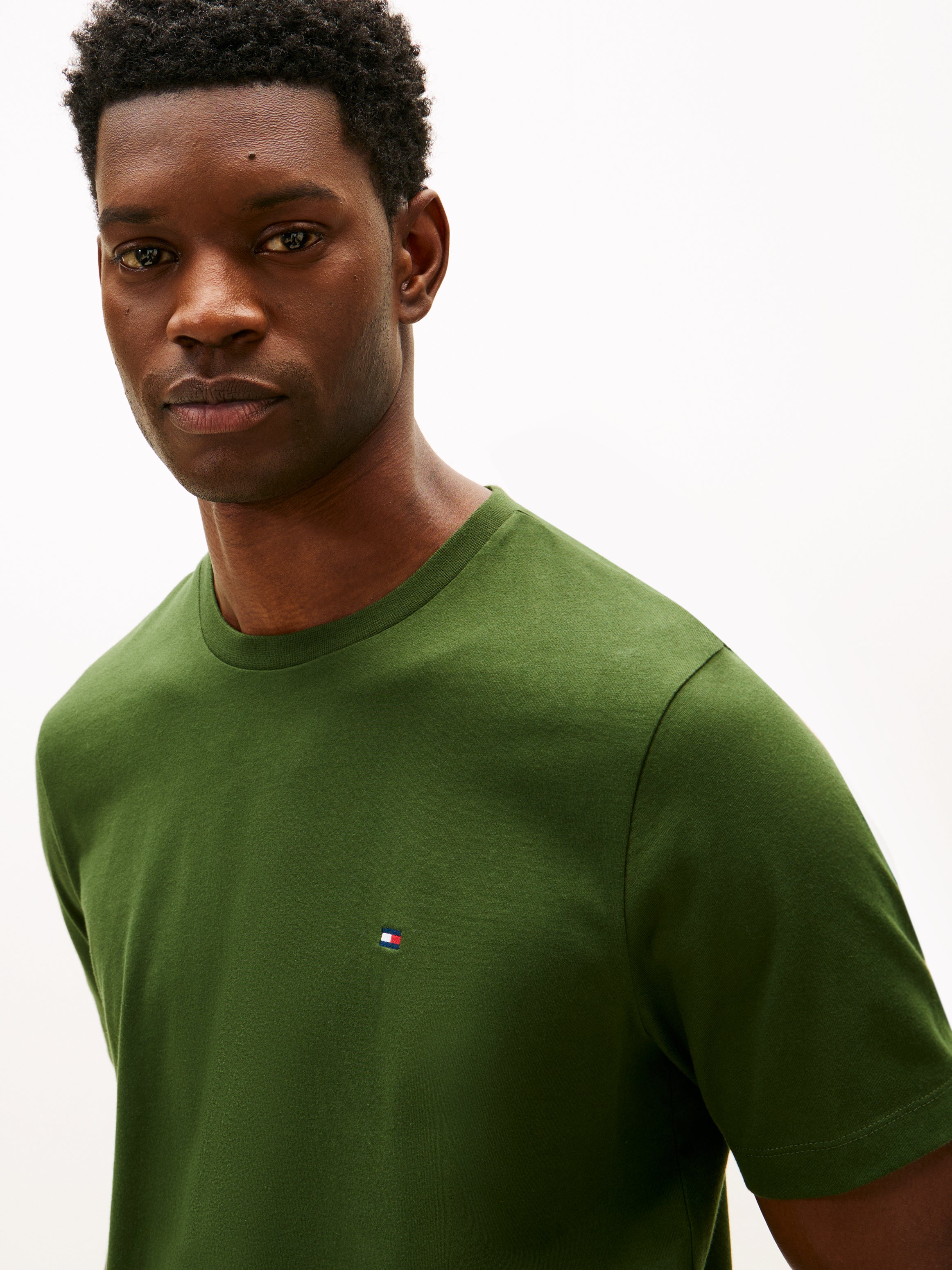 An image of the Tommy Hilfiger Ess Seasonal Reg Fit Solid Tee