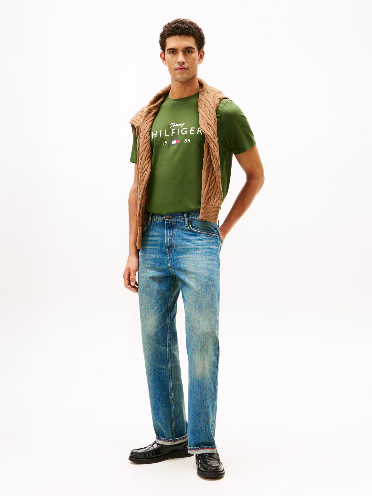 An image of the Tommy Hilfiger Brand Love Big Hilfiger Tee