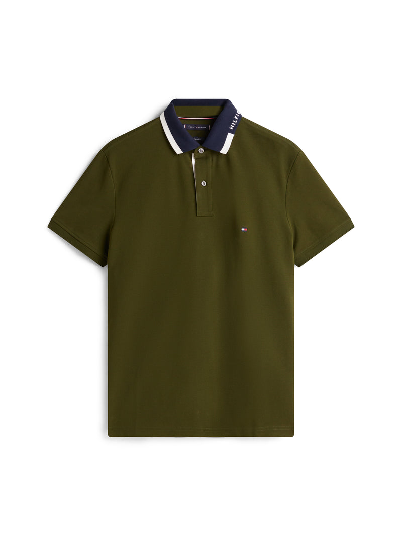 An image of the Tommy Hilfiger Pique Grafic Collar Reg Polo