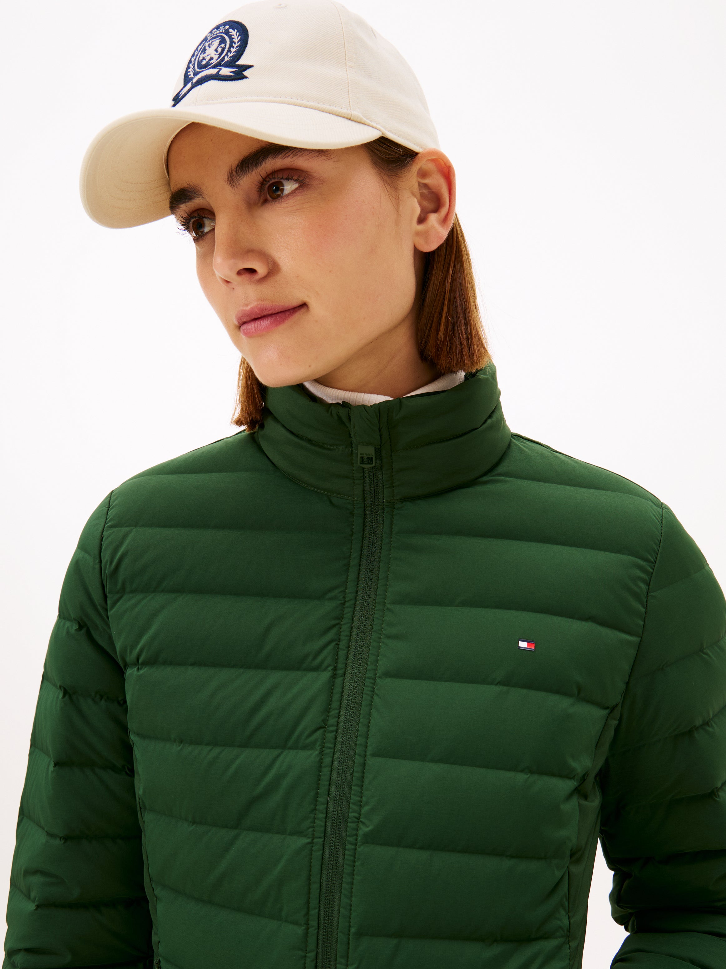 An image of the Tommy Hilfiger Stretch Nylon Down Jacket