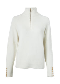 An image of the Holland Cooper Tori Quarter Zip Knit