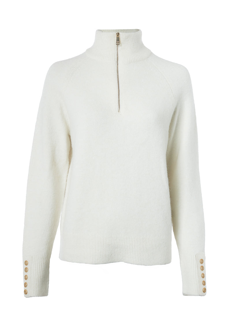 An image of the Holland Cooper Tori Quarter Zip Knit