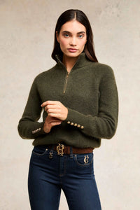 Tori Quarter Zip Knit