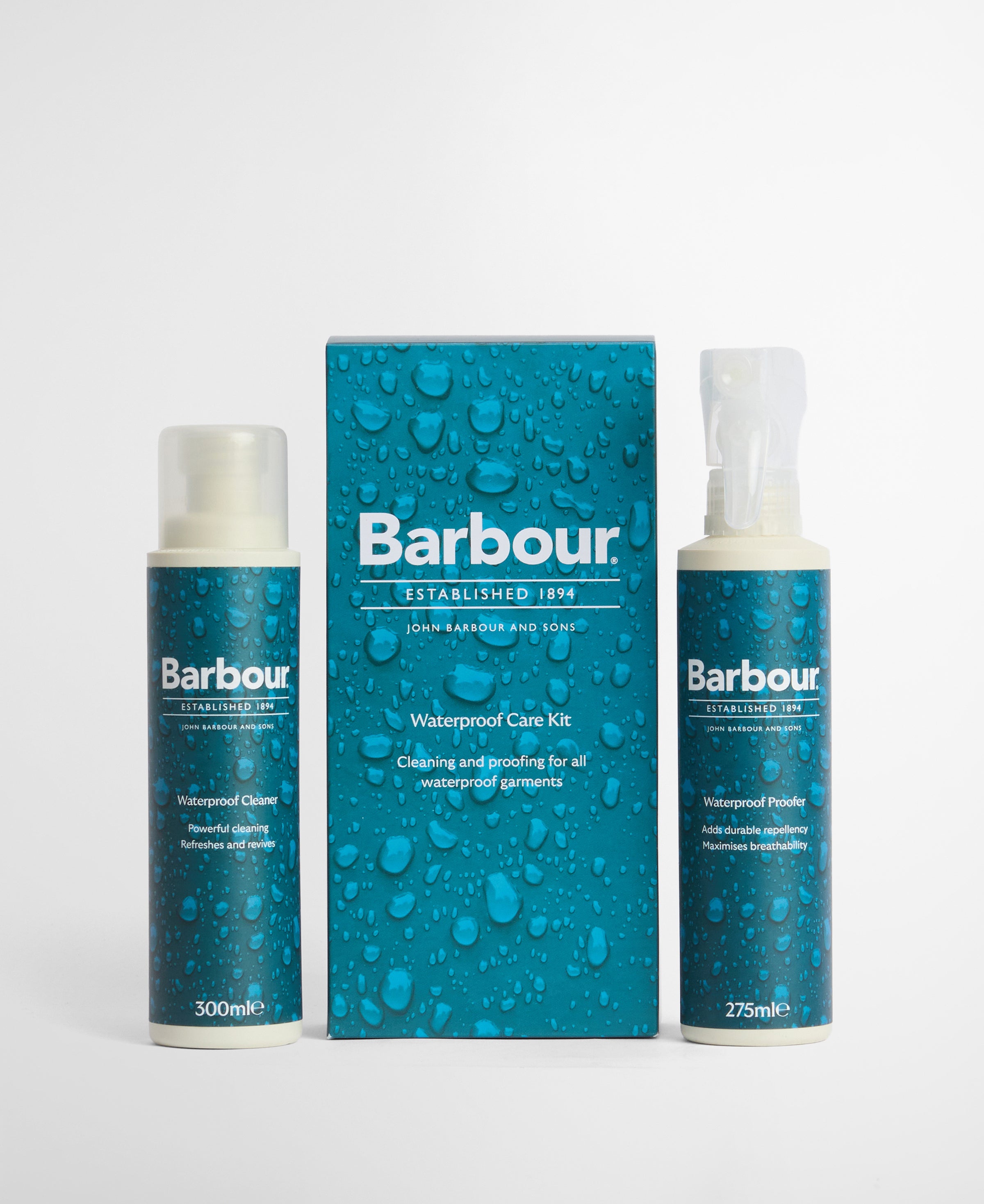 An image of the Barbour Waterproof Jacket Care Kit