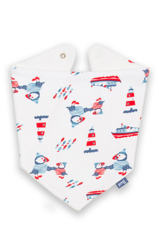 An image of the Kite Puffin Pals Bib