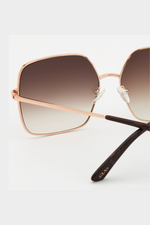 GLAS Billie Sunglasses. A pair of square shaped sunglasses with gradient lenses.