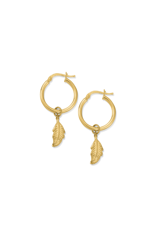 An image of the ChloBo Didi Feather Hoops