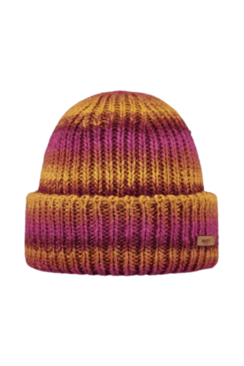 An image of the Barts Elanor Beanie in the colour Burgundy.