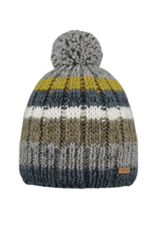 An image of the Barts Buck Beanie in the colour Heather Grey.