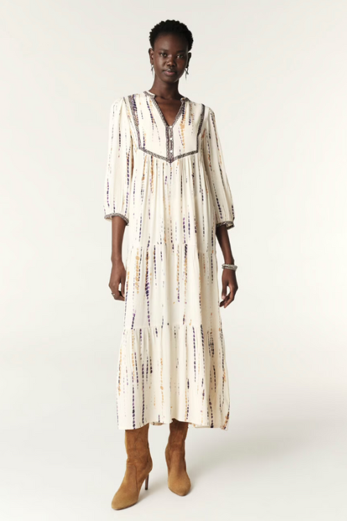 An image of the BA&SH Isolde Midi Dress
