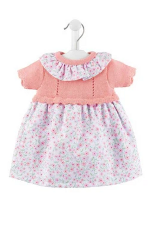 An image of the Dandelion Ruffle Collar Knitted Printed Dress