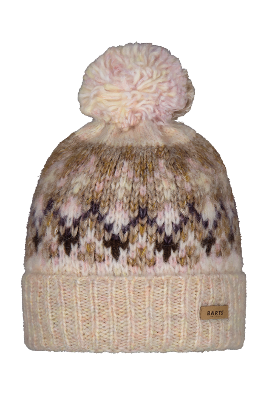 An image of the Barts Renaa Beanie in the colour Light Brown.