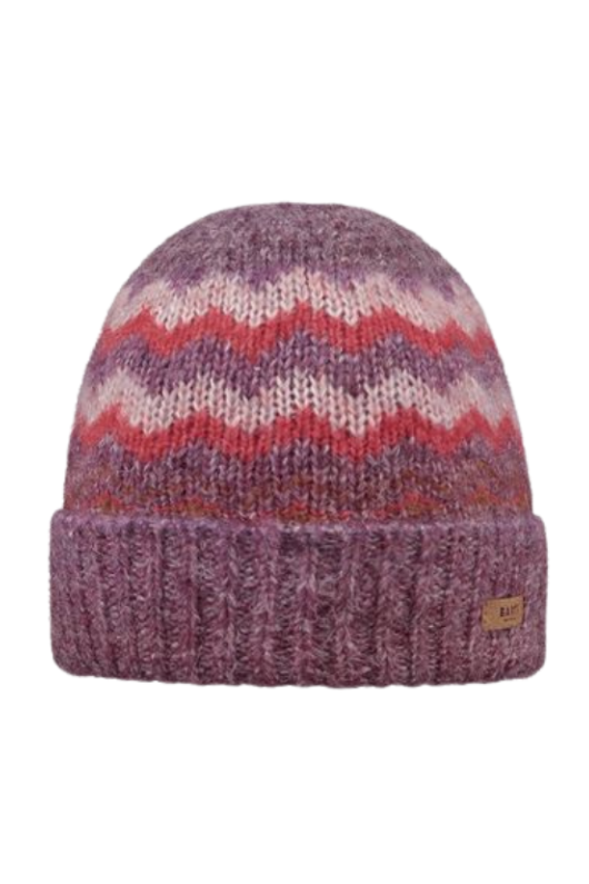 An image of the Barts Rowana Beanie in the colour Berry.