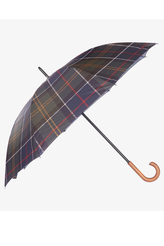 An image of the Barbour Tartan Walker Umbrella in the colour Classic Tartan.
