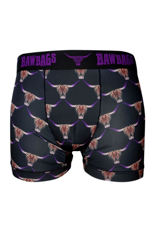 An image of the Bawbags Cool De Sacs Highland Cow Boxers