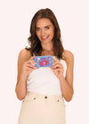 An image of the Powder Velvet Card Holder