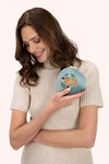 An image of the Powder Happy Acorn Velvet Coin Purse