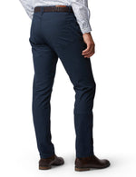 Gunn 5 Pocket Jeans by Rodd & Gunn. A straight fit trouser made with stretch fabric featuring pockets and navy hand washed appearance.