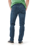 Rodd & Gunn Owaka Straight Fit Jeans. A regular fit jean with pockets, hand-washed for a lived in look. Classic blue denim.