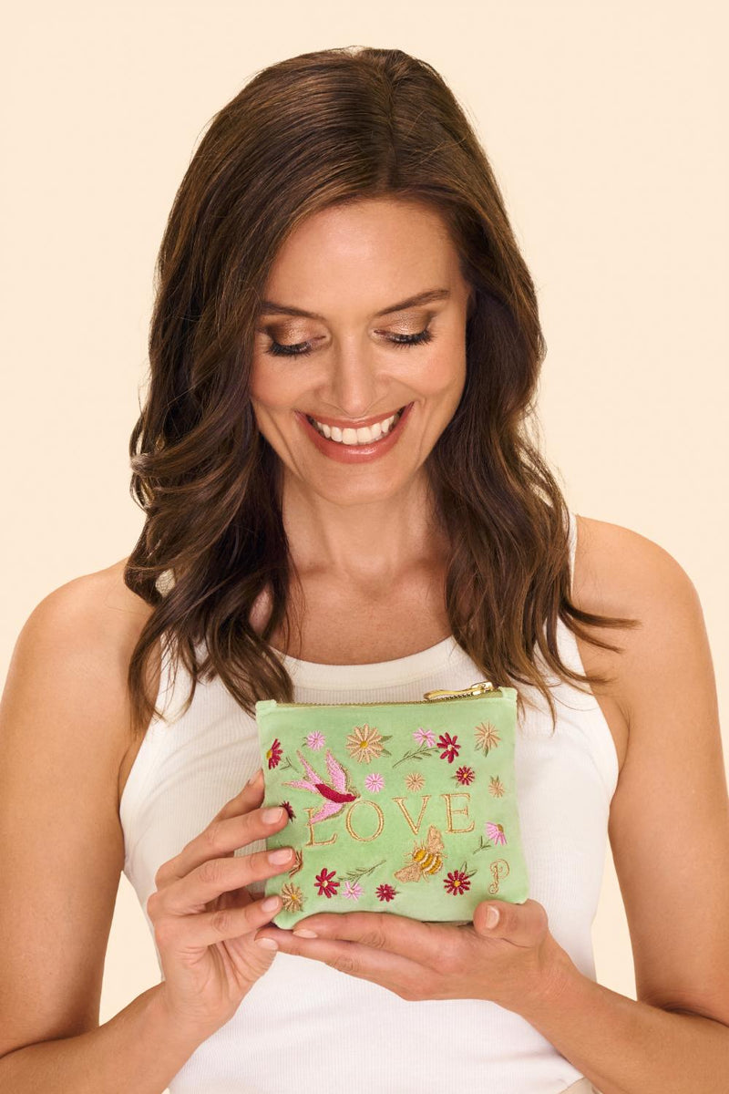 An image of the Powder Velvet Mini Pouch