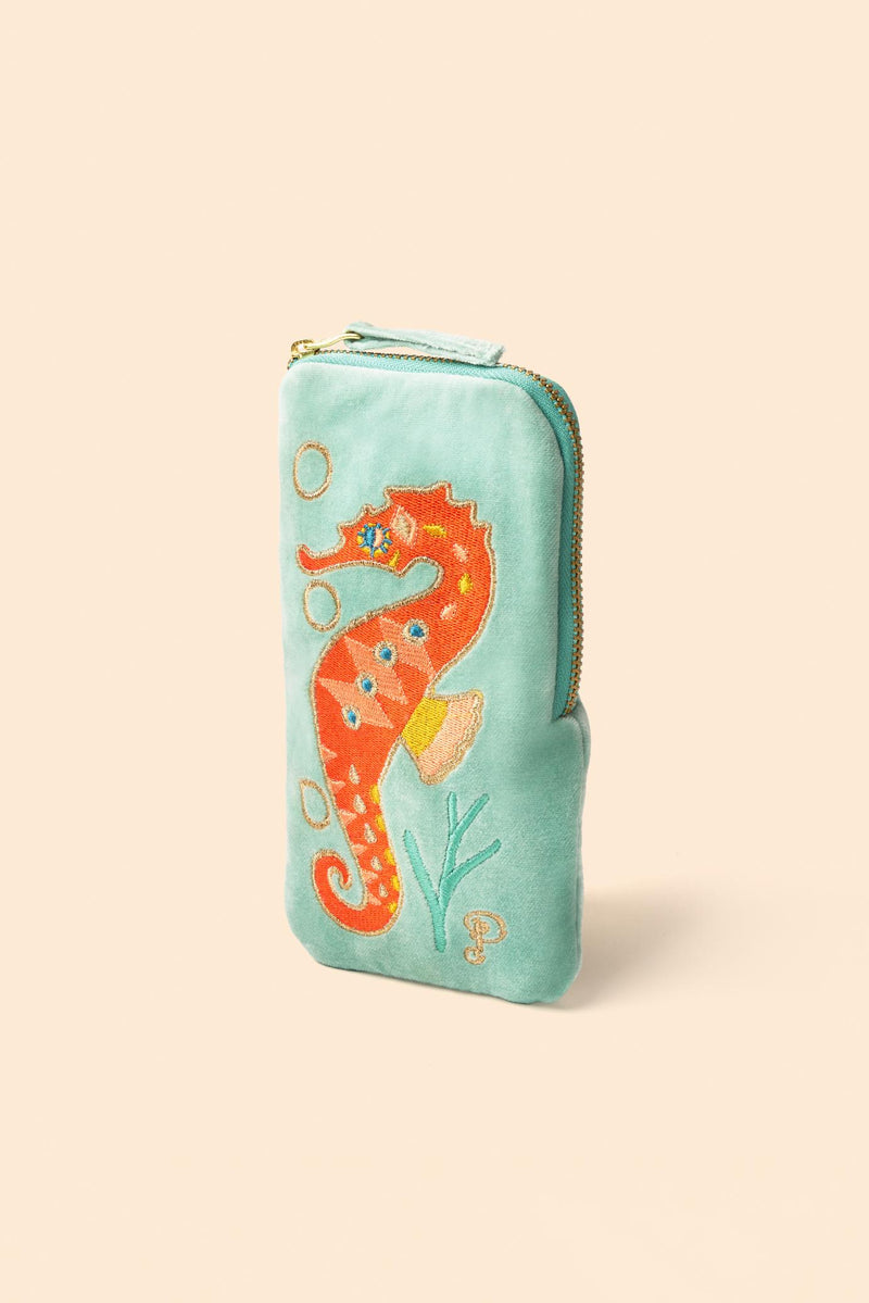 An image of the Powder Velvet Sunglasses Pouch