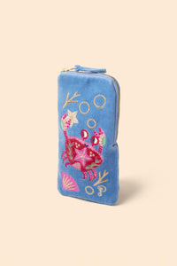 An image of the Powder Velvet Sunglasses Pouch
