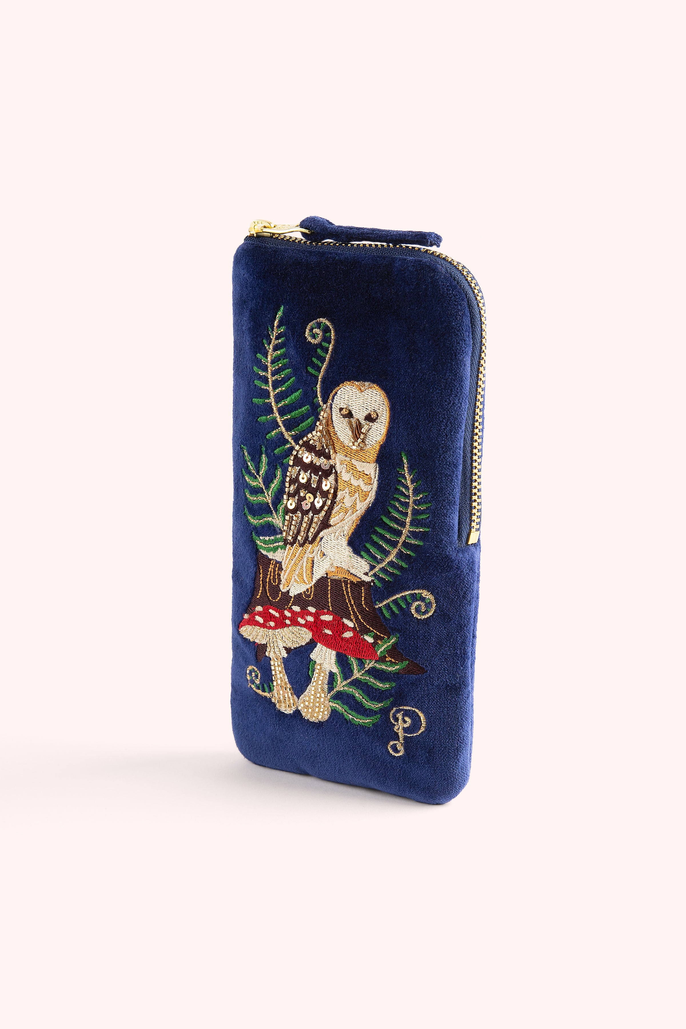 An image of the Powder Velvet Sunglasses Pouch