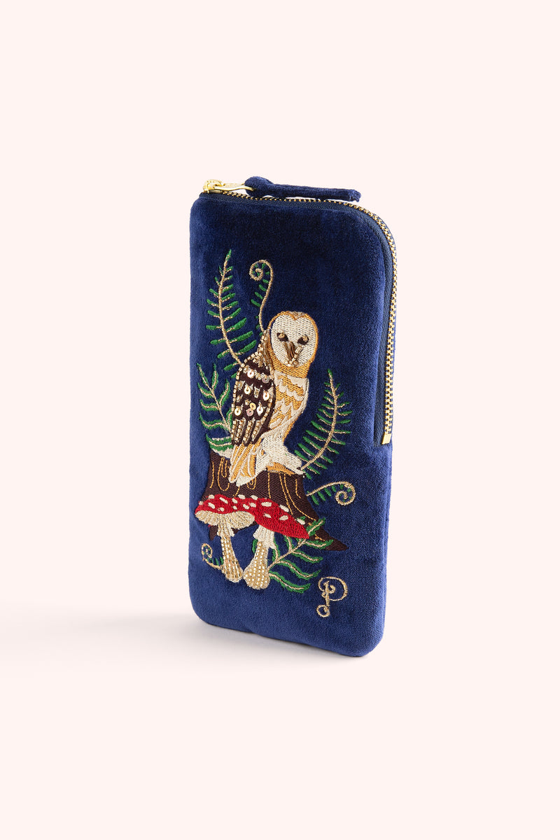 An image of the Powder Velvet Sunglasses Pouch