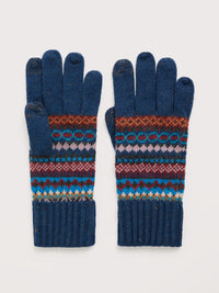 An image of the Seasalt Very Clever Gloves Goldfinch Dusky Jade Multi
