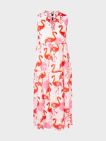 An image of the Marc Cain Flamingo Tiered Dress