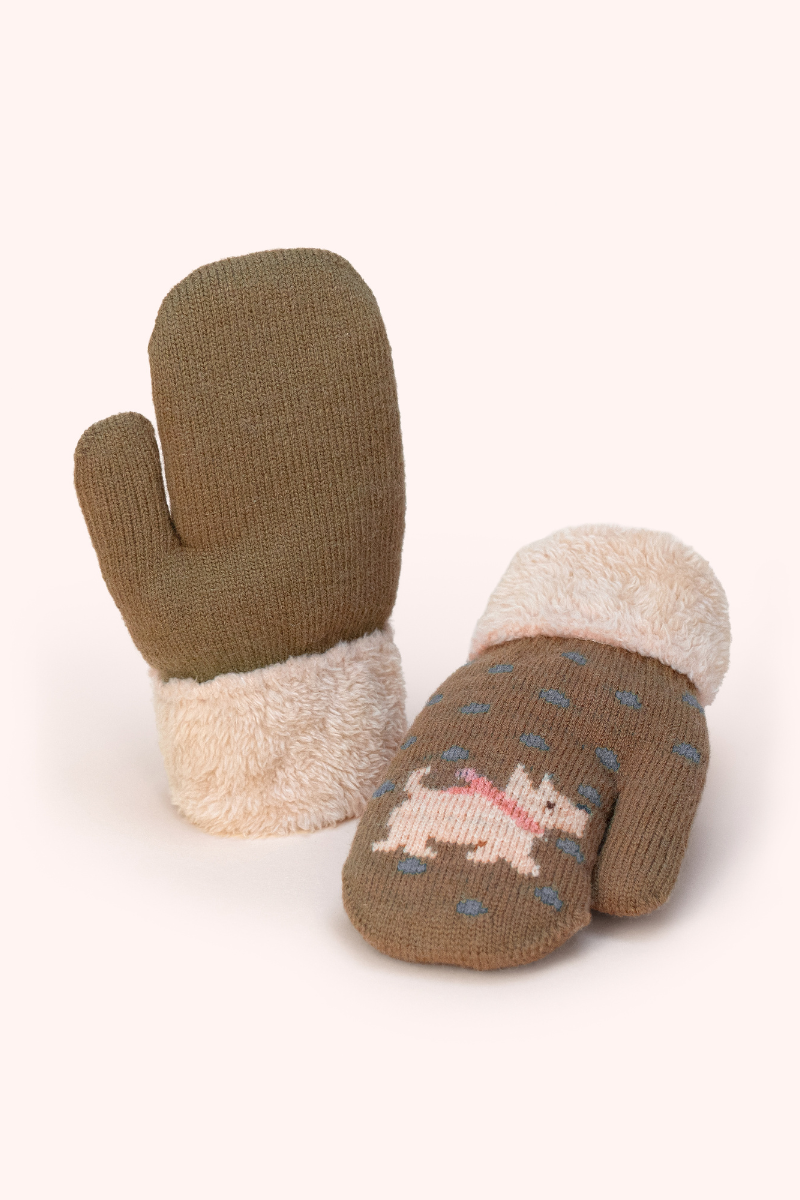 Kids Westie Mittens
