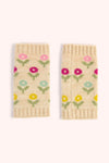 An image of the Powder Willow Ditsy Flower Wrist Warmers