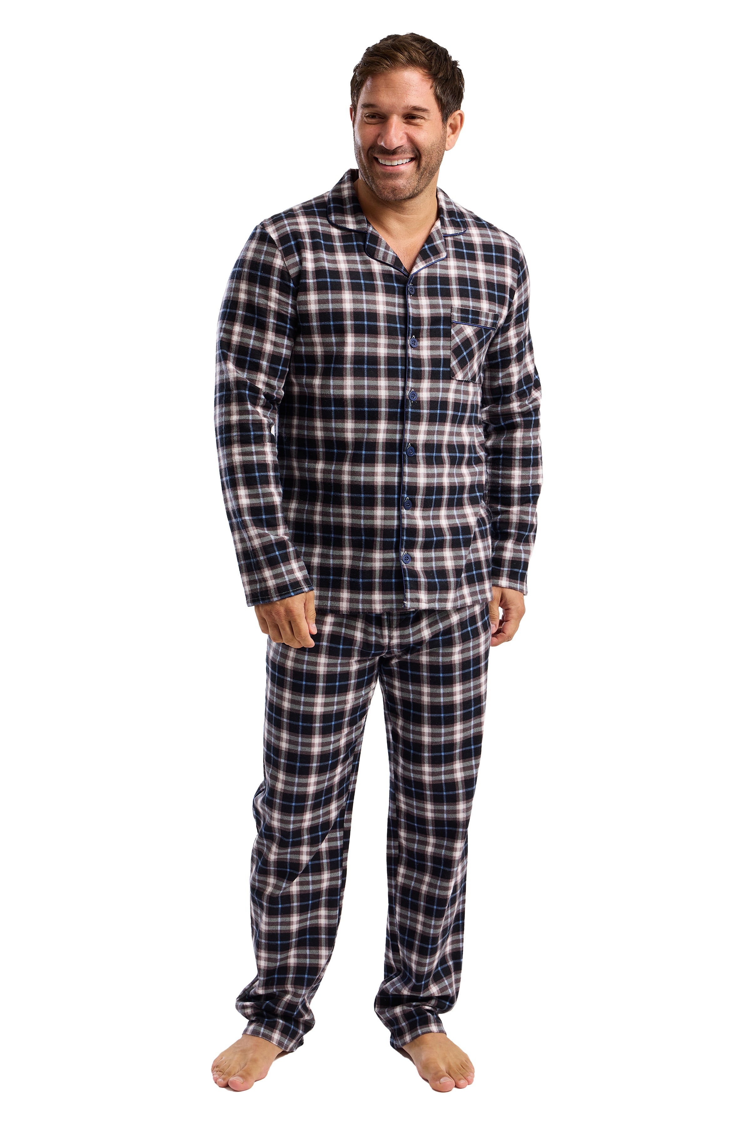 An image of the Marsylka Men's Wincey Pyjama