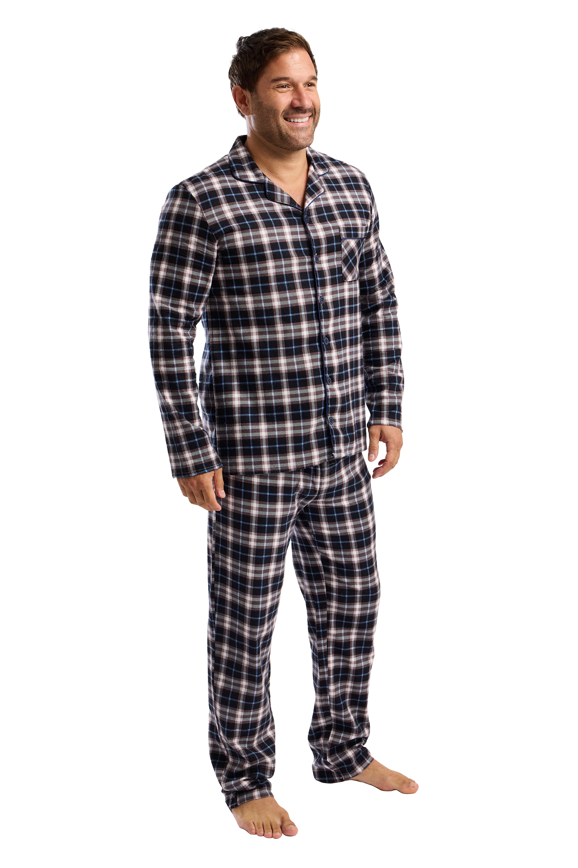 An image of the Marsylka Men's Wincey Pyjama