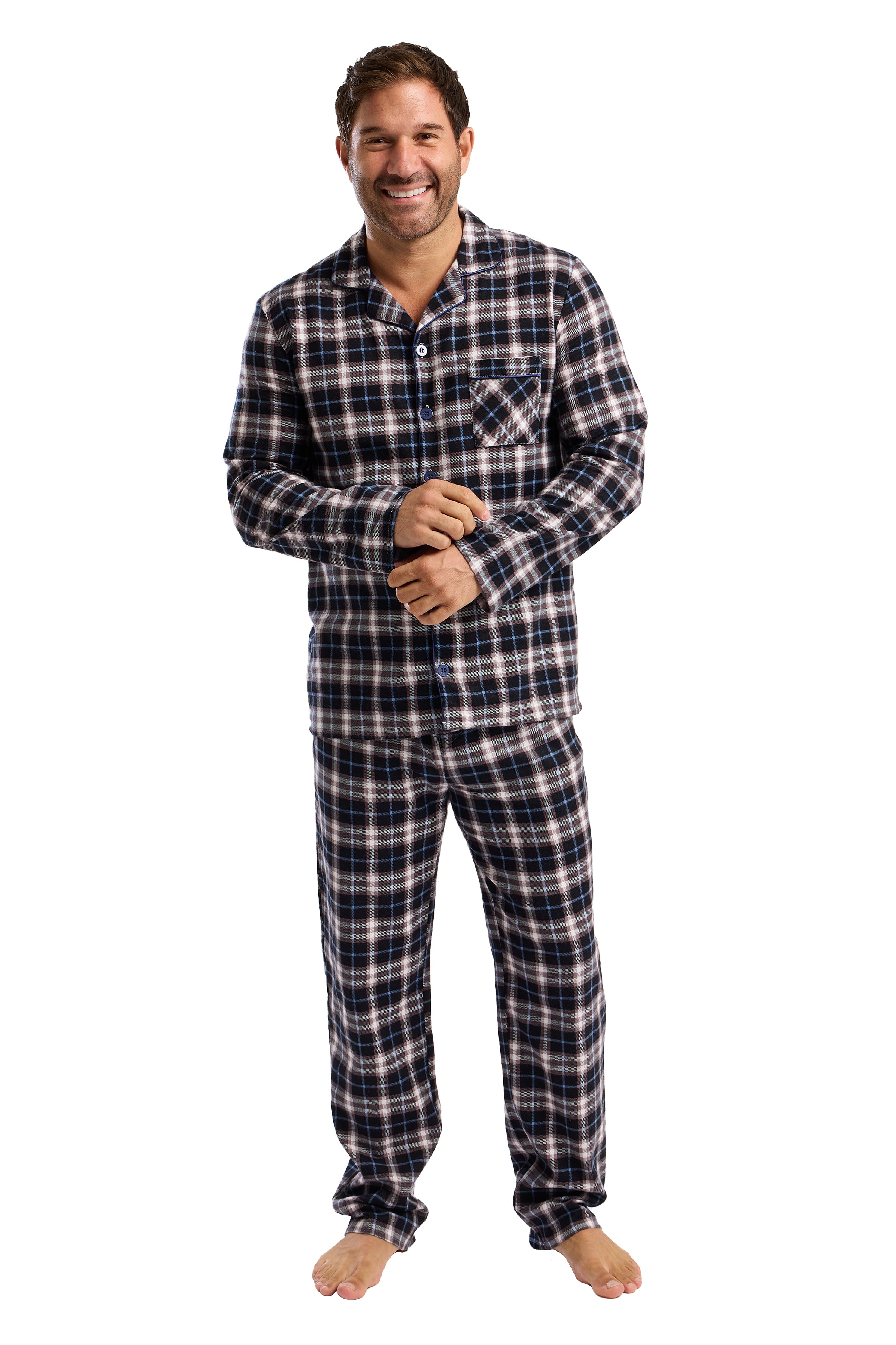An image of the Marsylka Men's Wincey Pyjama