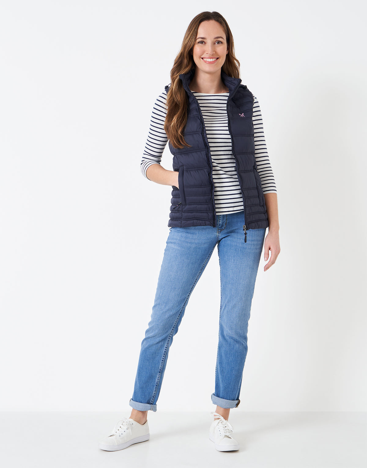 An image of the Crew Clothing Padded Gilet
