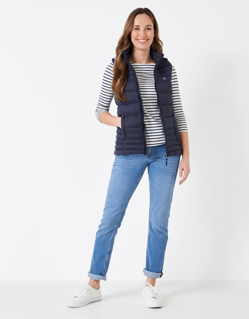 An image of the Crew Clothing Padded Gilet