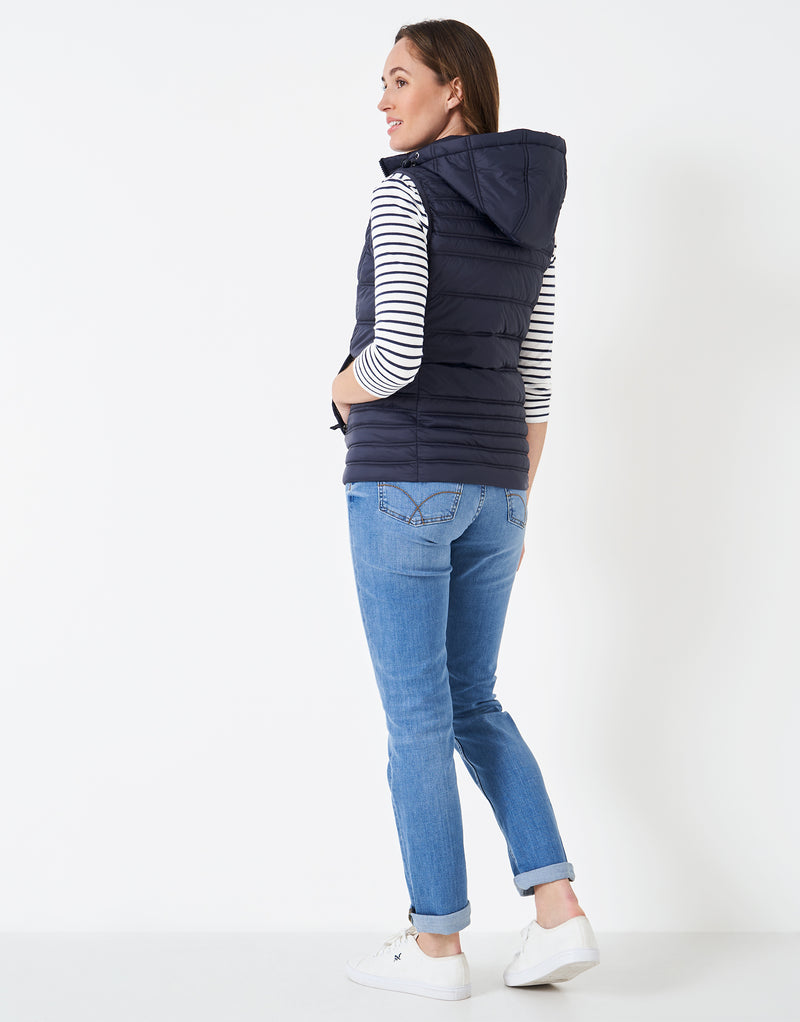 An image of the Crew Clothing Padded Gilet