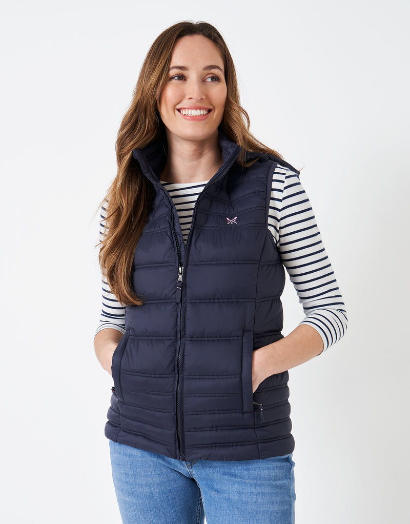 An image of the Crew Clothing Padded Gilet