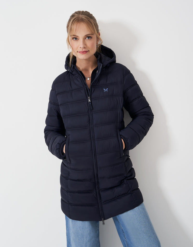 An image of the Crew Clothing Lightweight Padded Coat