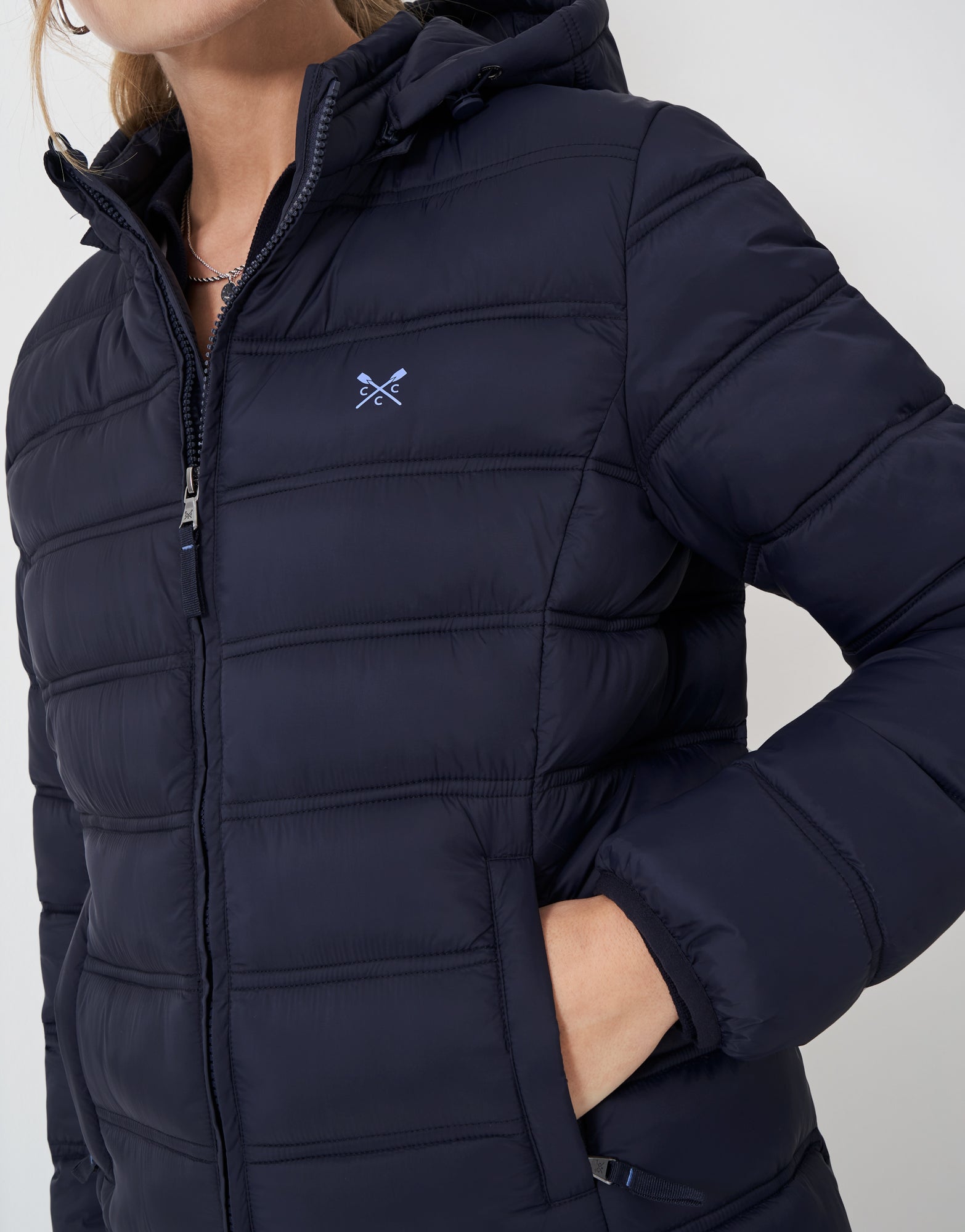 An image of the Crew Clothing Lightweight Padded Coat