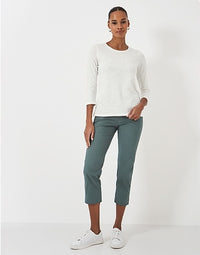 An image of the Crew Clothing Perfect Slub Crew Neck T-Shirt